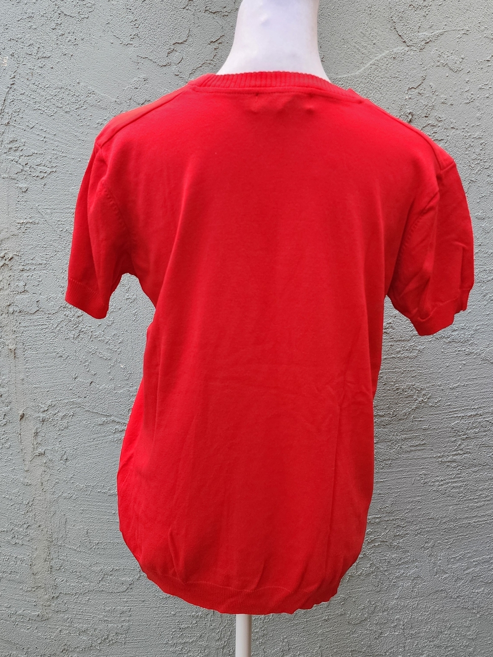 M² Red Medusa Graphic T-Shirt Crew Neck Plus Size 4XL - Picture 3 of 6